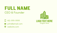 Lawn Mower Building Business Card