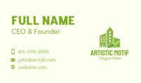 Lawn Mower Building Business Card Design