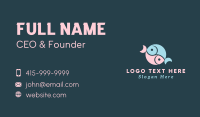 Marine Fish Restaurant Business Card