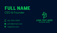 Finance Tech T & D Business Card