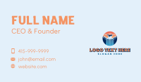 Waterfall Resort Airplane Business Card