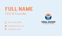 Waterfall Resort Airplane Business Card Image Preview