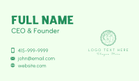 Eco Natural Face Business Card Design