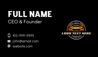 Detailing Car Polishing Business Card Design