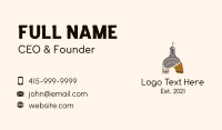 Macrame Jewel Earrings  Business Card Design