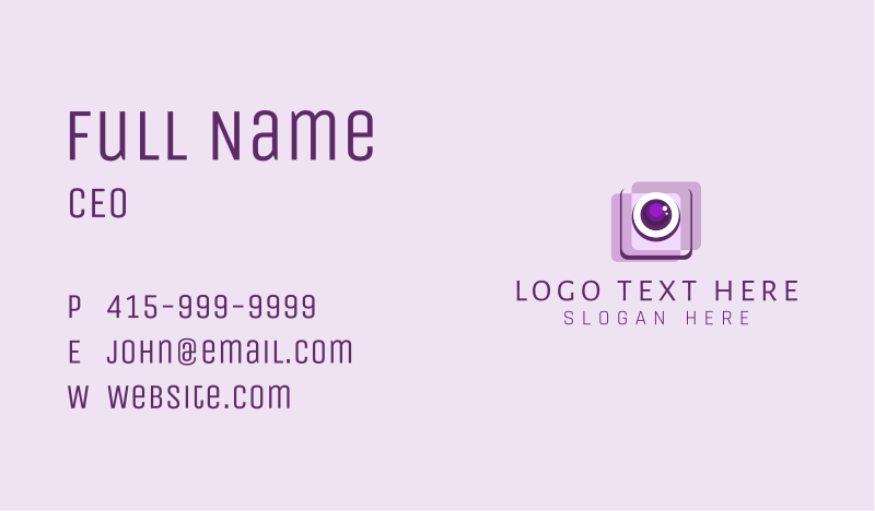 Capture Business Card example 1