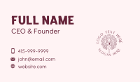 Feminine Beauty Spa Business Card