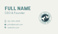 Dog Cat Veterinary Business Card Design