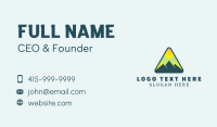 Sunrise Mountaineering Adventure Business Card