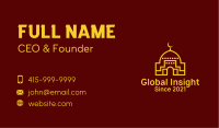 Islamic Mosque Moon  Business Card
