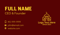 Islamic Mosque Moon  Business Card