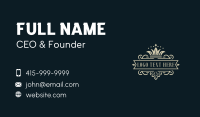 Royal Crown Monarchy Business Card Design