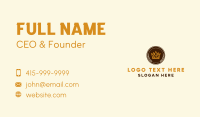 Wreath Crown Badge Business Card