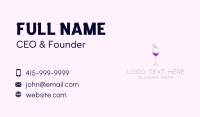 Wine Cocktail Bar Business Card Design