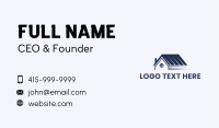 Residential House Roof Business Card Design