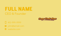 Novelty Store Business Card example 3
