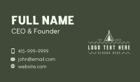 Teepee Business Card example 2