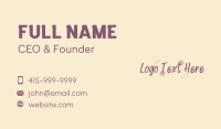 Playpen Business Card example 4