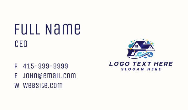 Wave Pressure Wash Cleaning Business Card Design Image Preview