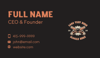 Woodcutter Business Card example 2