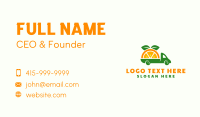 Orange Fruit Truck Business Card Design