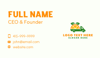 Orange Fruit Truck Business Card