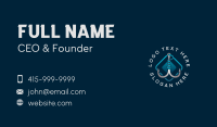 Fishing Hook Anchor Business Card