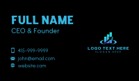 Graph Investment Growth Business Card