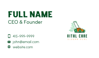 Lawn Mower Gardening  Business Card Image Preview