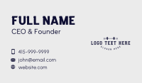 Barbell Business Card example 2