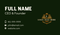 Premium Crown Crest Business Card