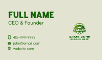 Gardening Grass Lawn Mower Business Card