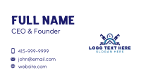 House Water Plumbing Business Card Design