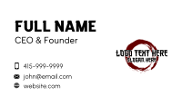 Sushi Restaurant Business Card example 4