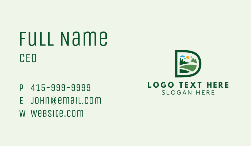 Weeding Business Card example 3