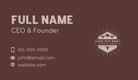 Texas Ranch Rodeo Business Card