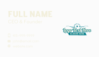 Sports Equipment Business Card example 3