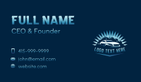 Automobile Car Wash Business Card Design