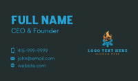 Ice Fire House Business Card