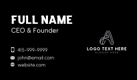 Business Company Letter A Business Card