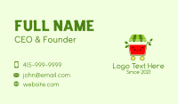 Watermelon Juice Cart  Business Card