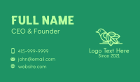 Quail Business Card example 2