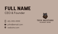 Angry Barbarian Warrior  Business Card