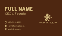 Lion Crown Lawyer Business Card