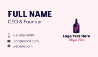 Grape Wine Liquor Business Card Design