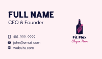 Grape Wine Liquor Business Card