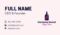 Grape Wine Liquor Business Card