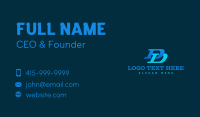 Business Company Double D Business Card