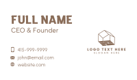House Tile Flooring Business Card