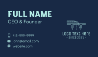 Train Track Business Card example 2